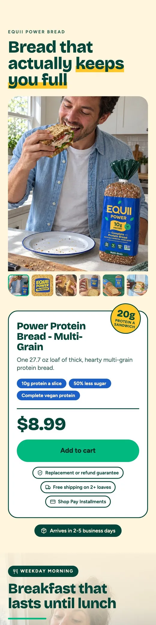 The top of the page Darwiny made for the same protein bread